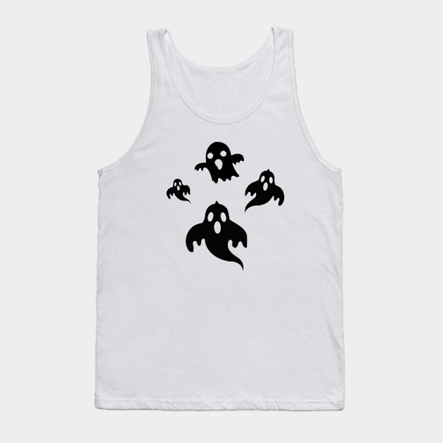 black ghost Tank Top by DZCHIBA